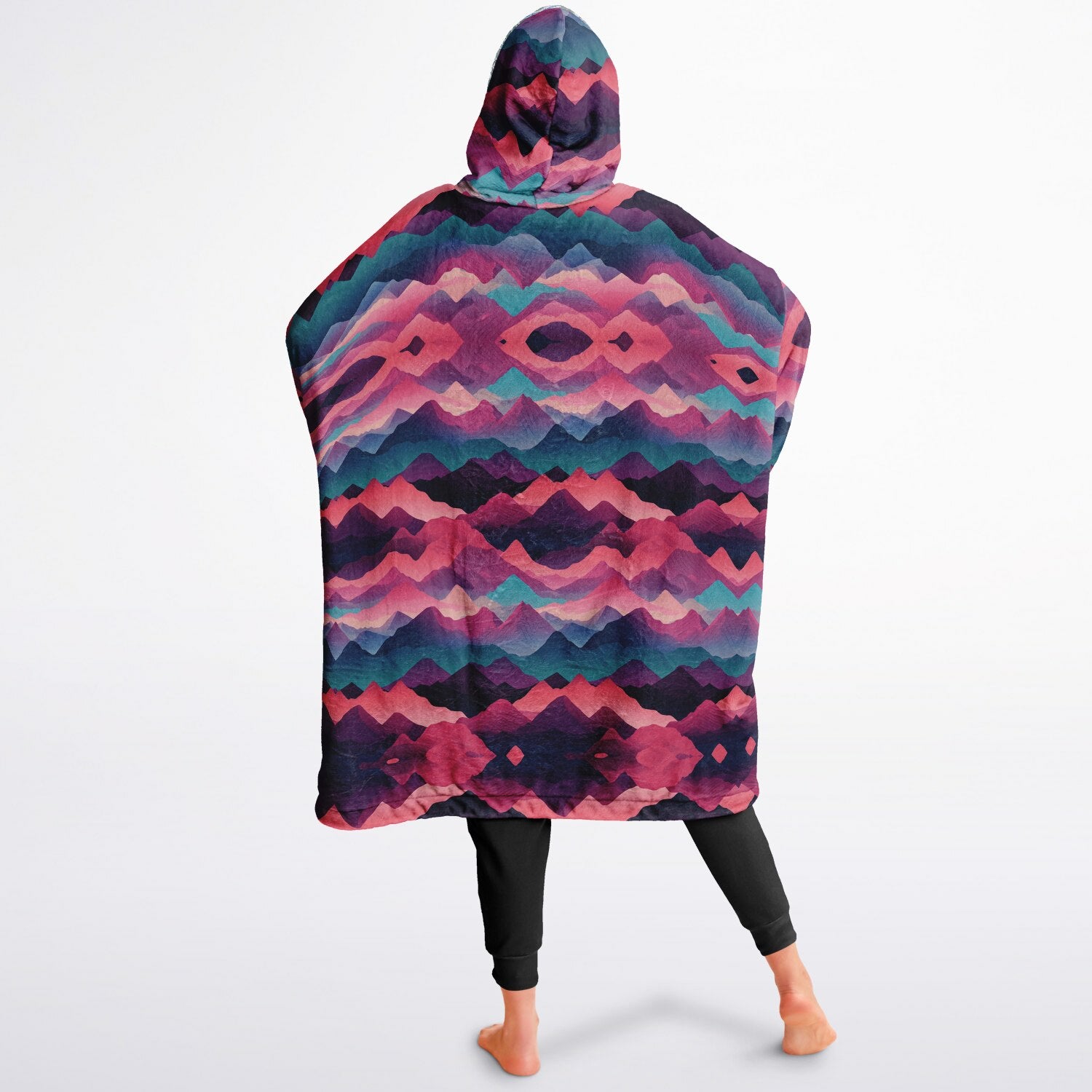 Powder Mountain, Utah Ski Resort Map Reversible Snug Hoodie