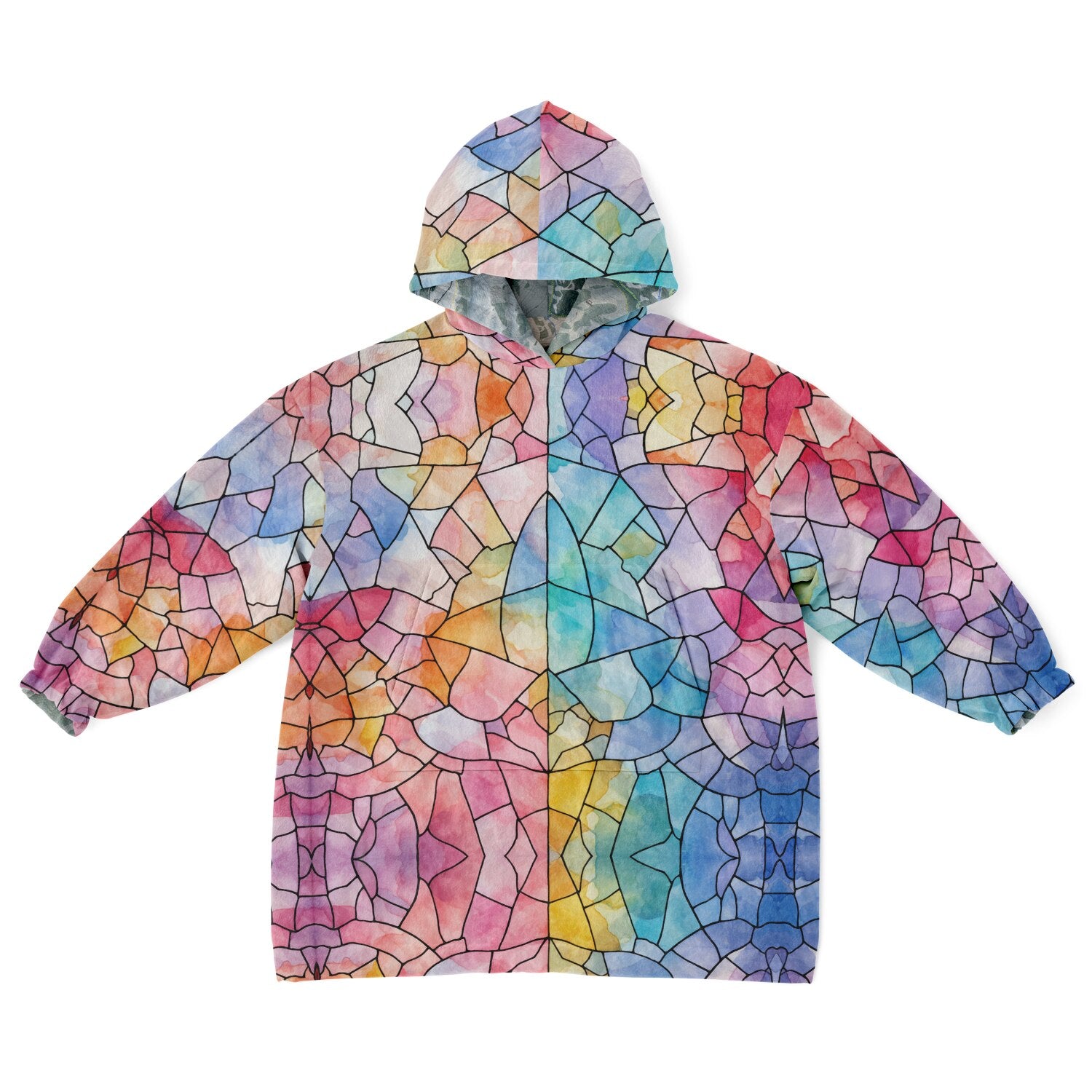 Powder Mountain, Utah Ski Resort Map Youth Reversible Snug Hoodie
