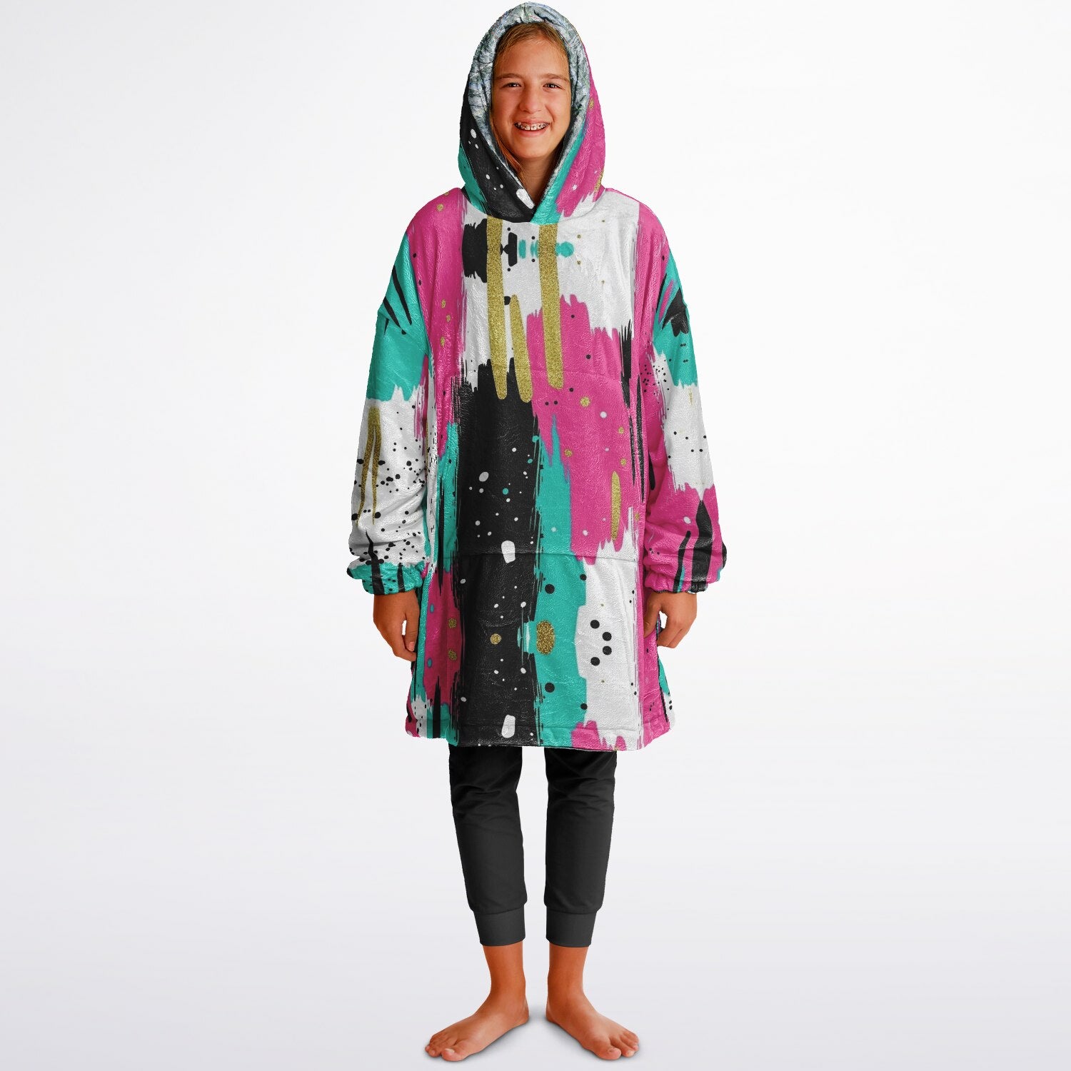 Powder Mountain, Utah Ski Resort Map Youth Reversible Snug Hoodie