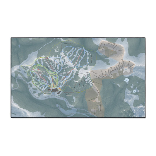 Monarch Mountain, Colorado Ski Resort Map Heavy Duty Floor Mat