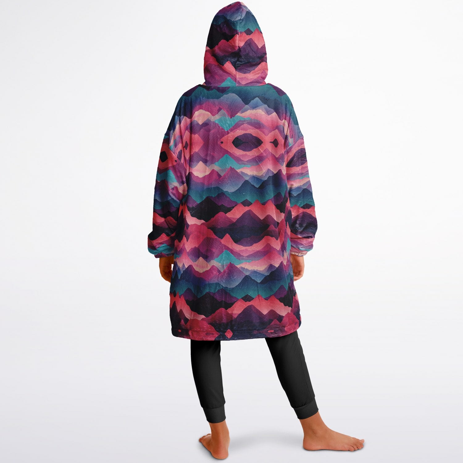 Powder Mountain, Utah Ski Resort Map Youth Reversible Snug Hoodie