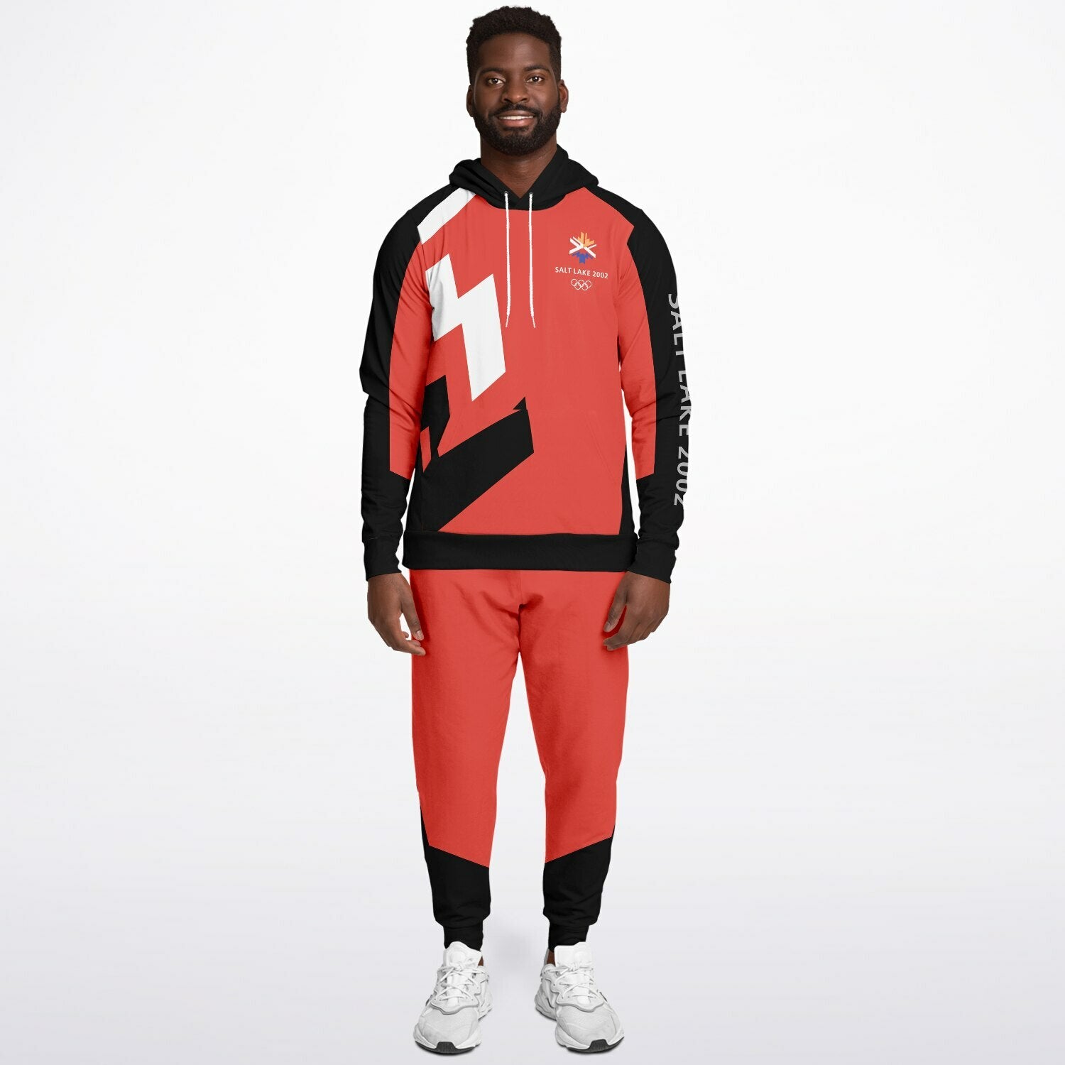 The Salt Lake 2002 Olympics Uniforms Hoodie & Jogger - Red