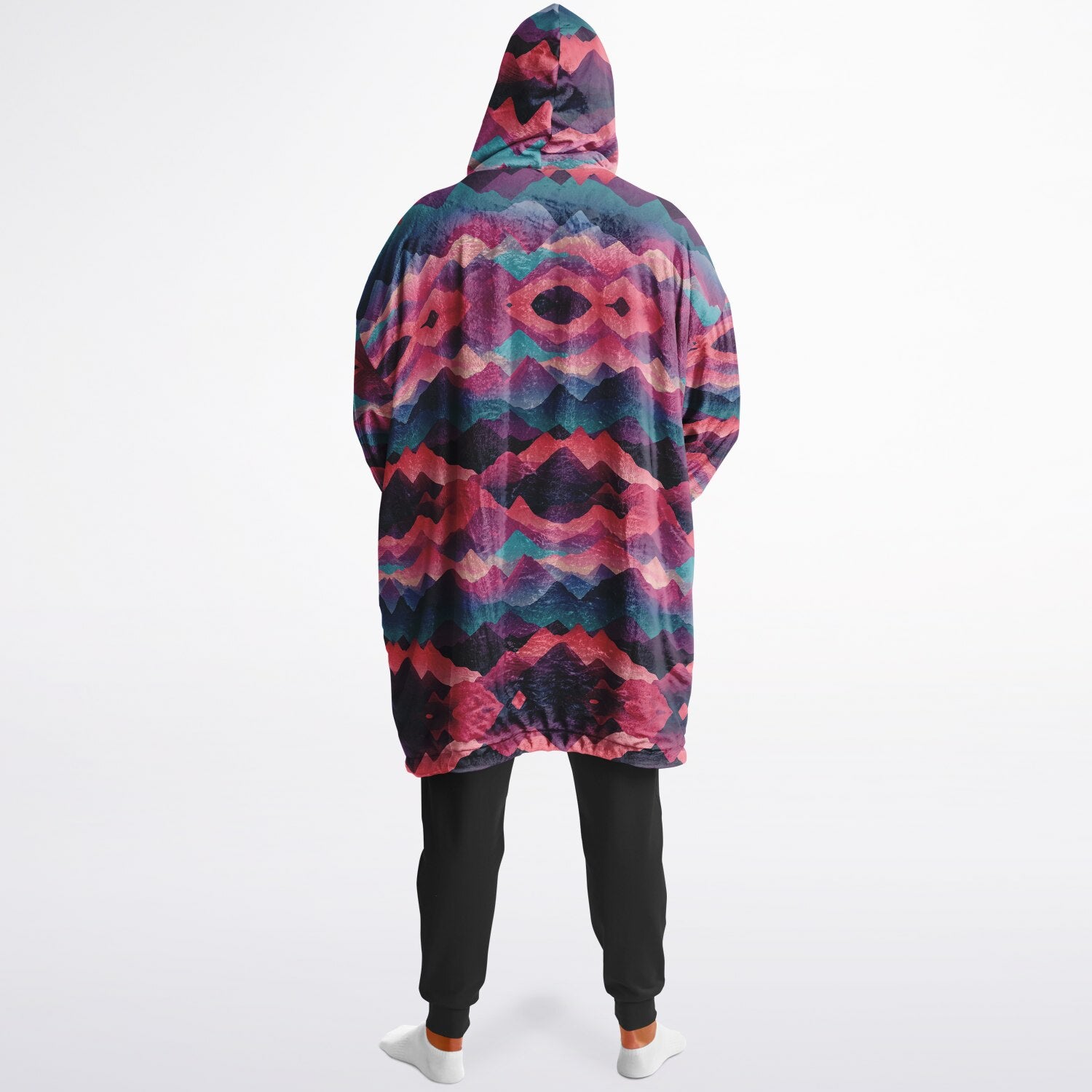 Powder Mountain, Utah Ski Resort Map Reversible Snug Hoodie