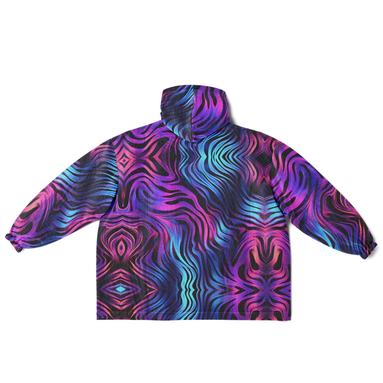 Powder Mountain, Utah Ski Resort Map Reversible Snug Hoodie