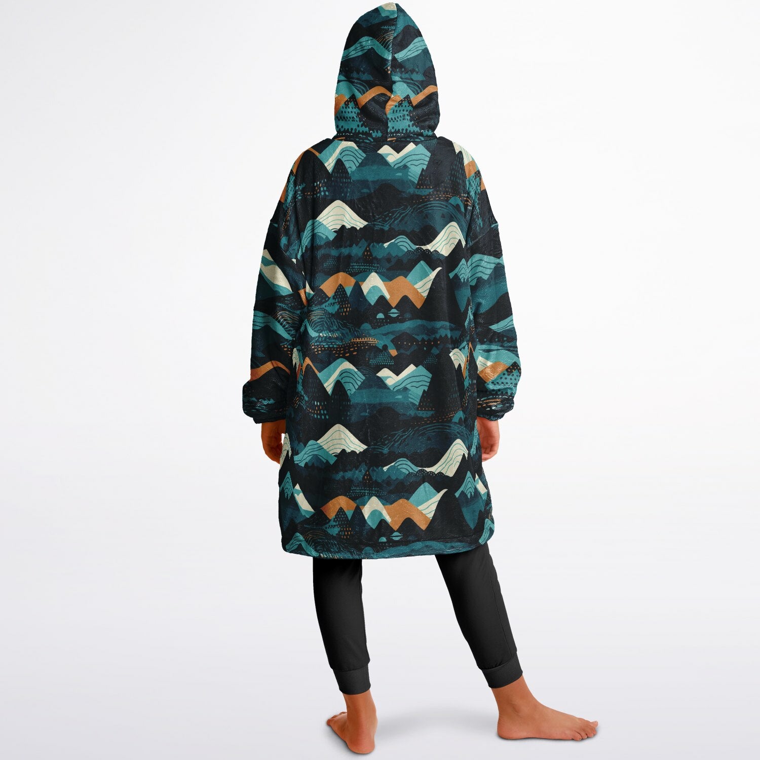 Waterville Valley, New Hampshire Ski Resort Map Reversible Snug Hoodie