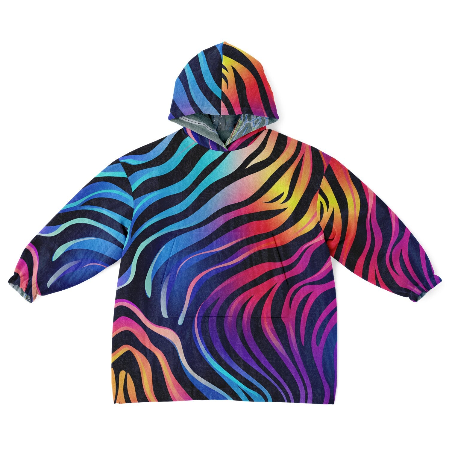 Cannon Mountain, New Hampshire Ski Resort Map Youth Reversible Snug Hoodie