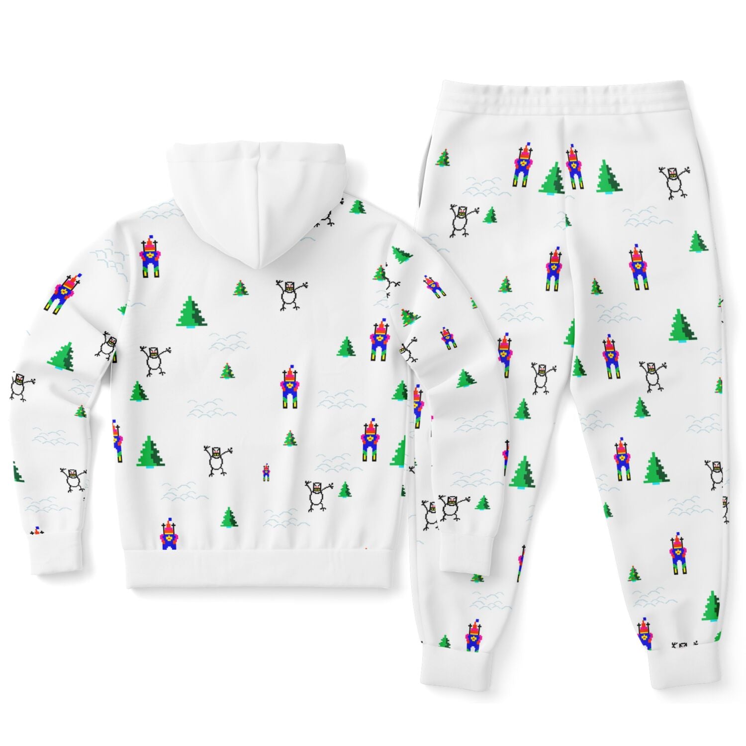 Ski Free Unisex Ziphoodie and Jogger Set