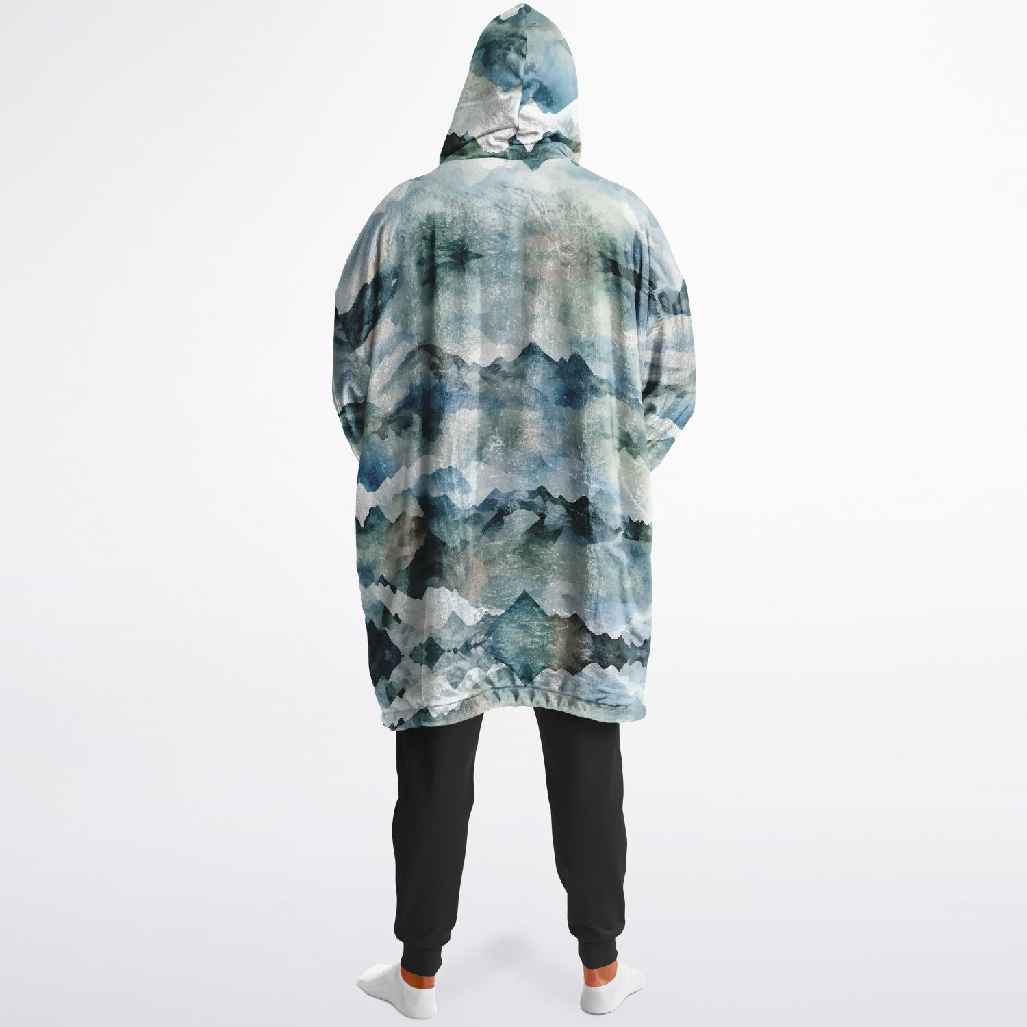 Powder Mountain, Utah Ski Resort Map Reversible Snug Hoodie