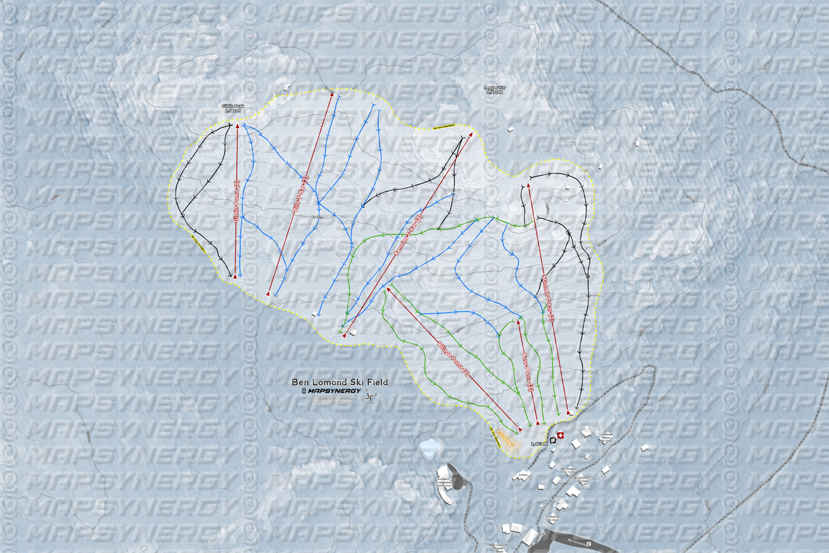 Ben Lomond Ski Field trail map