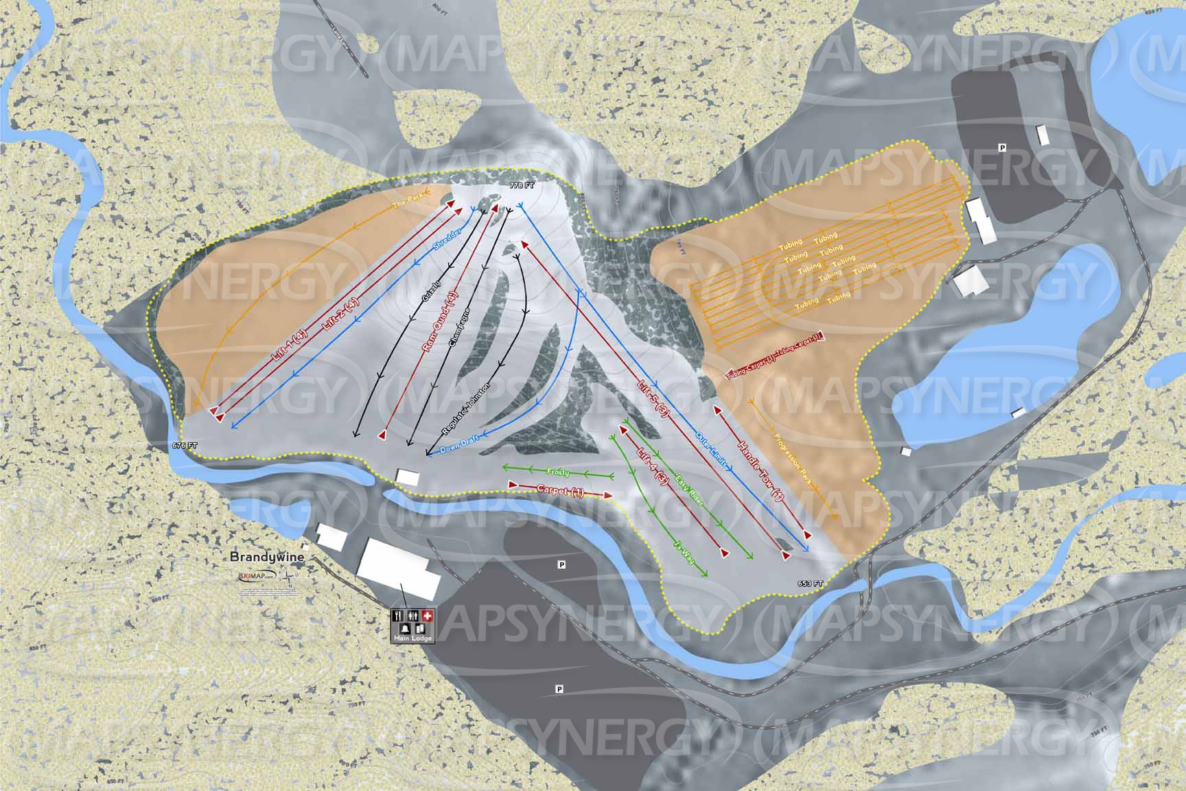 Brandywine trail map