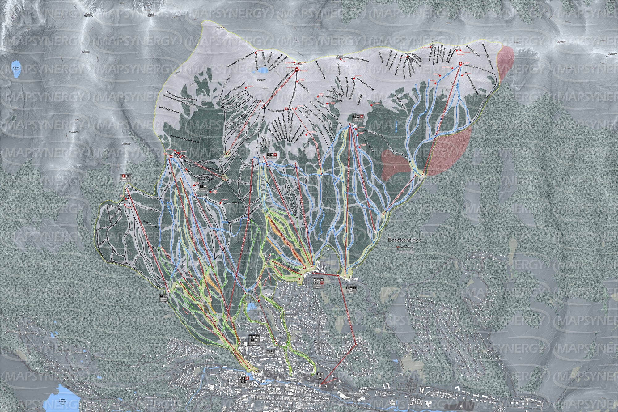 Breckenridge trail map