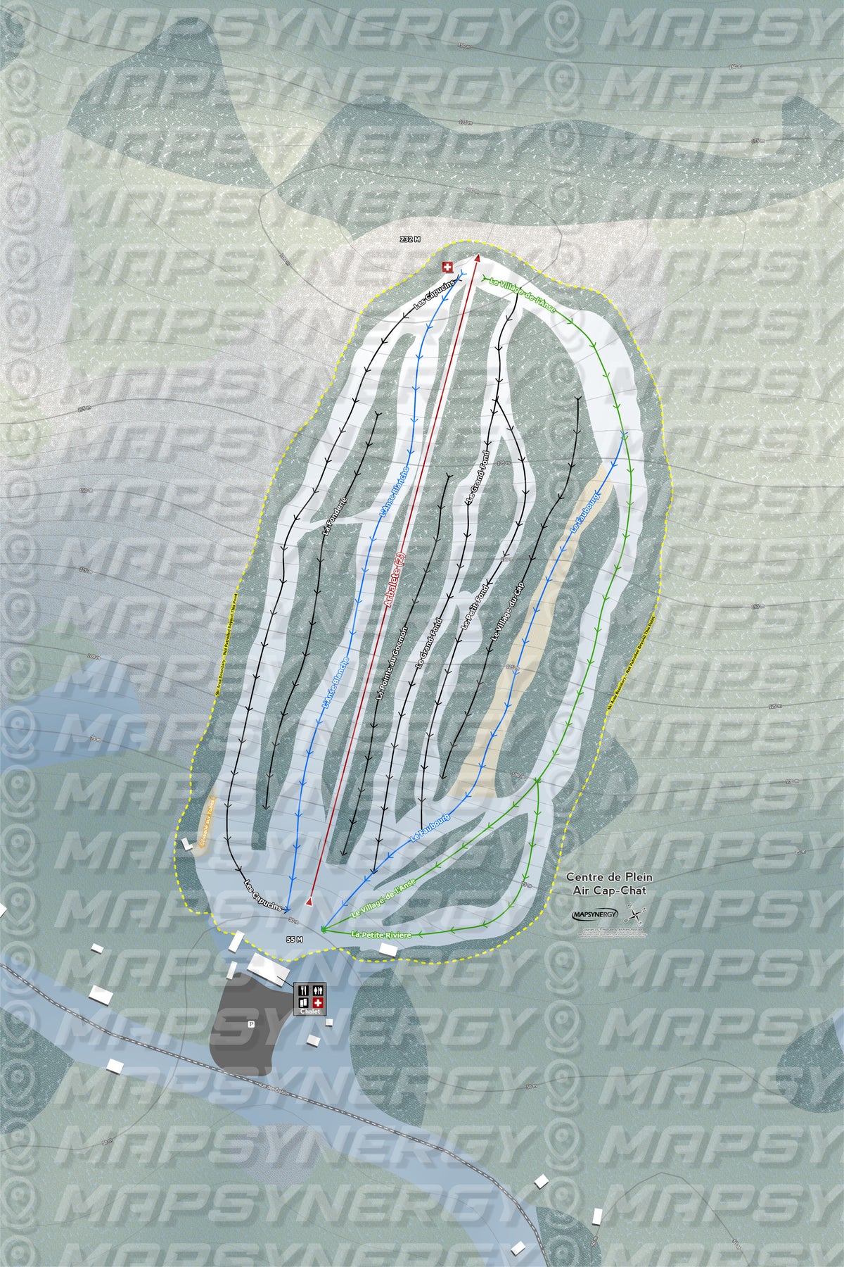 Centre De Plein Air Cap trail map