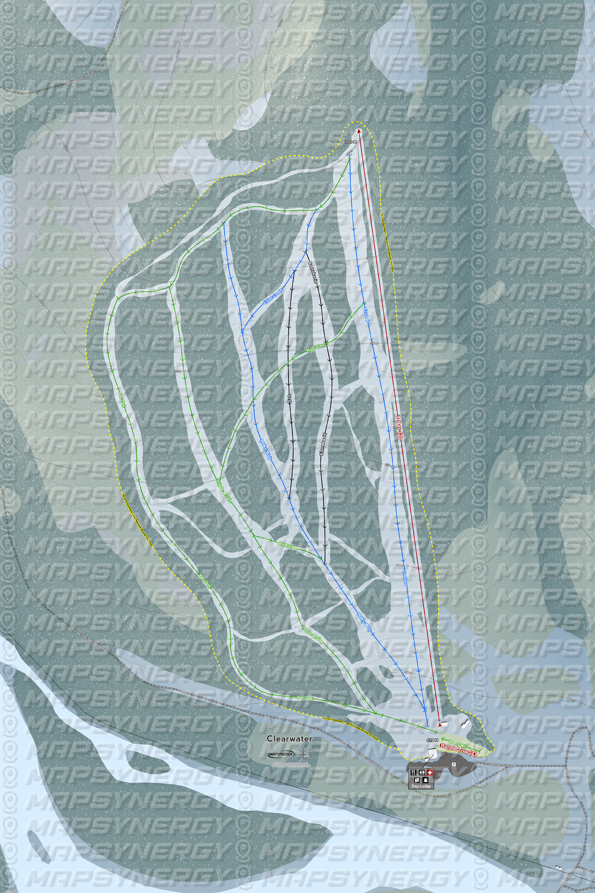 Clearwater trail map