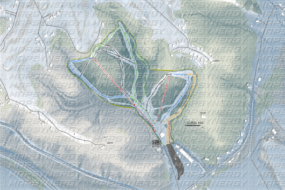 Coffee Mill trail map