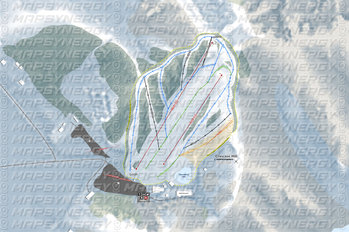 Crescent Hill trail map