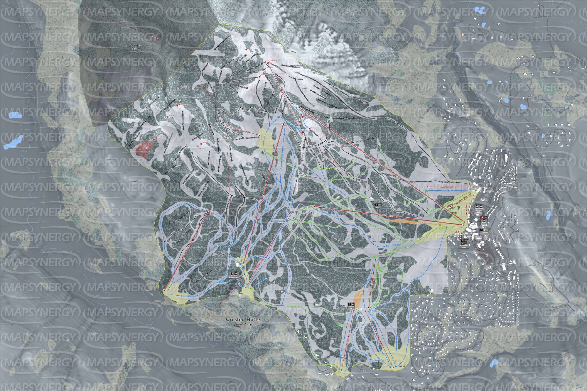 Crested Butte trail map
