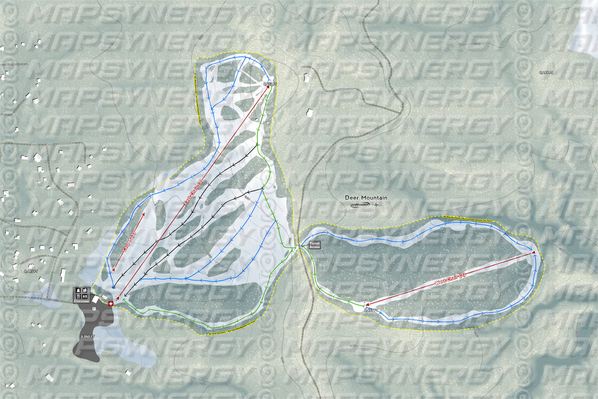 Deer Mountain trail map
