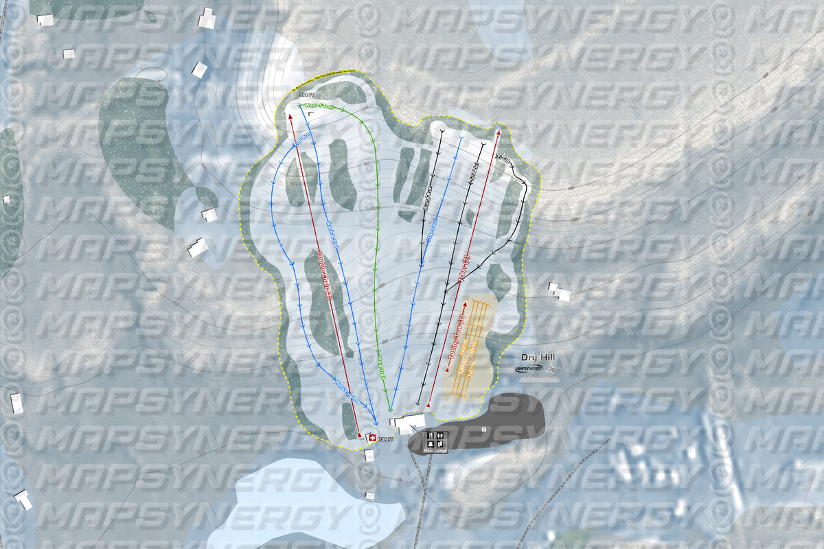 Dry Hill trail map