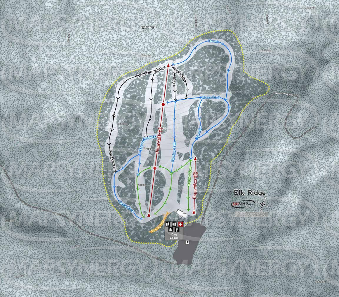 Elk Ridge trail map