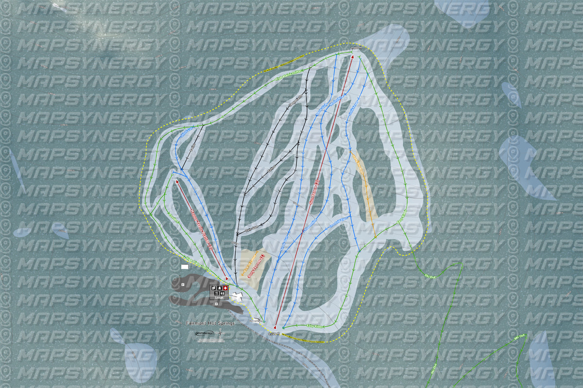 Fairmont Hot Springs trail map