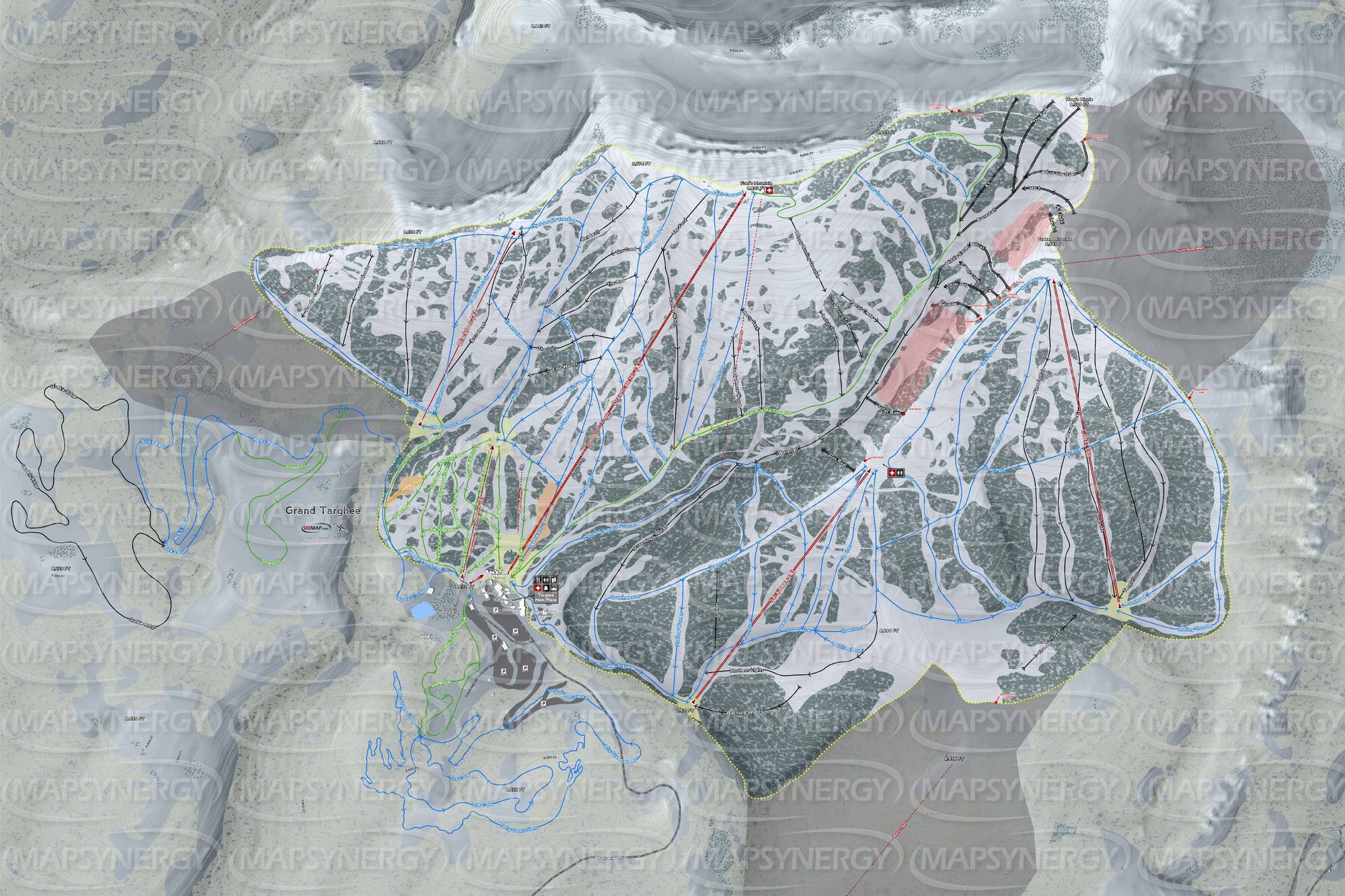 Grand Targhee trail map