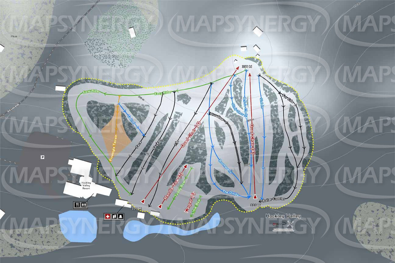 Hockley Valley trail map