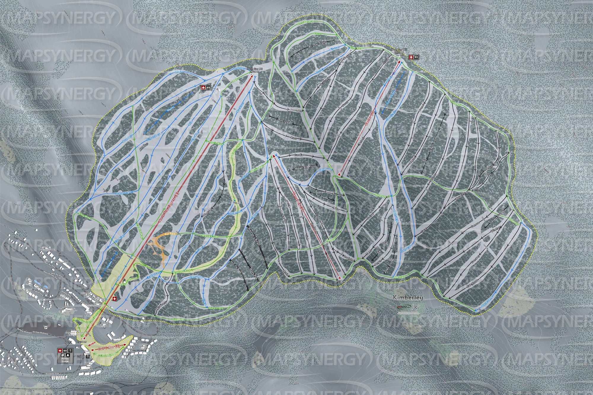 Kimberley trail map