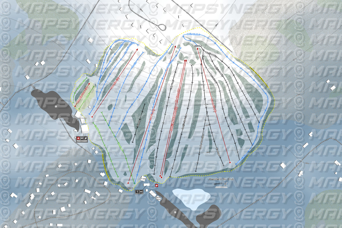 Mansfield Ski Club trail map