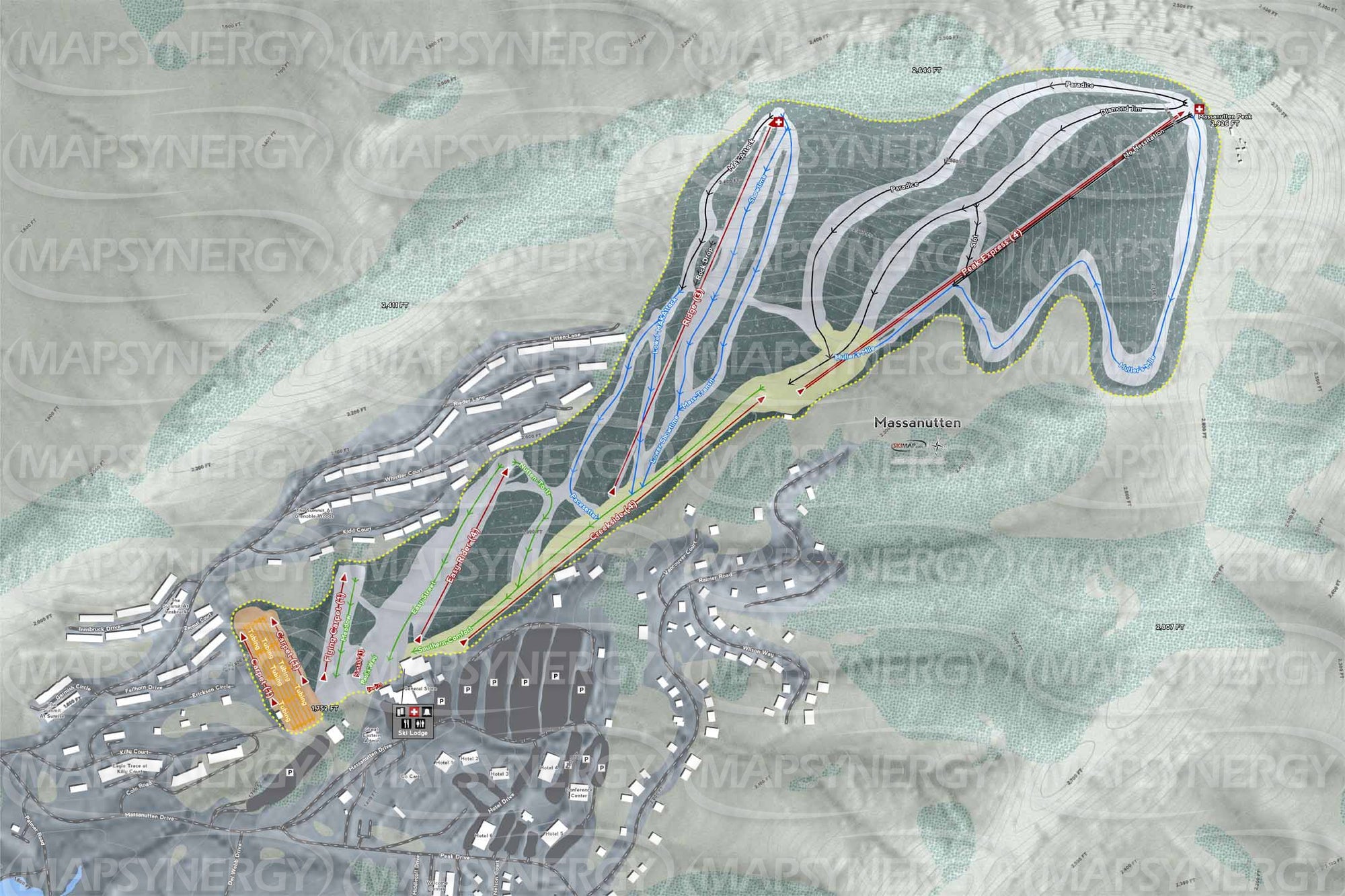 Massanutten trail map