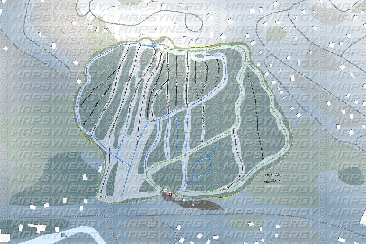 Mont Alta trail map