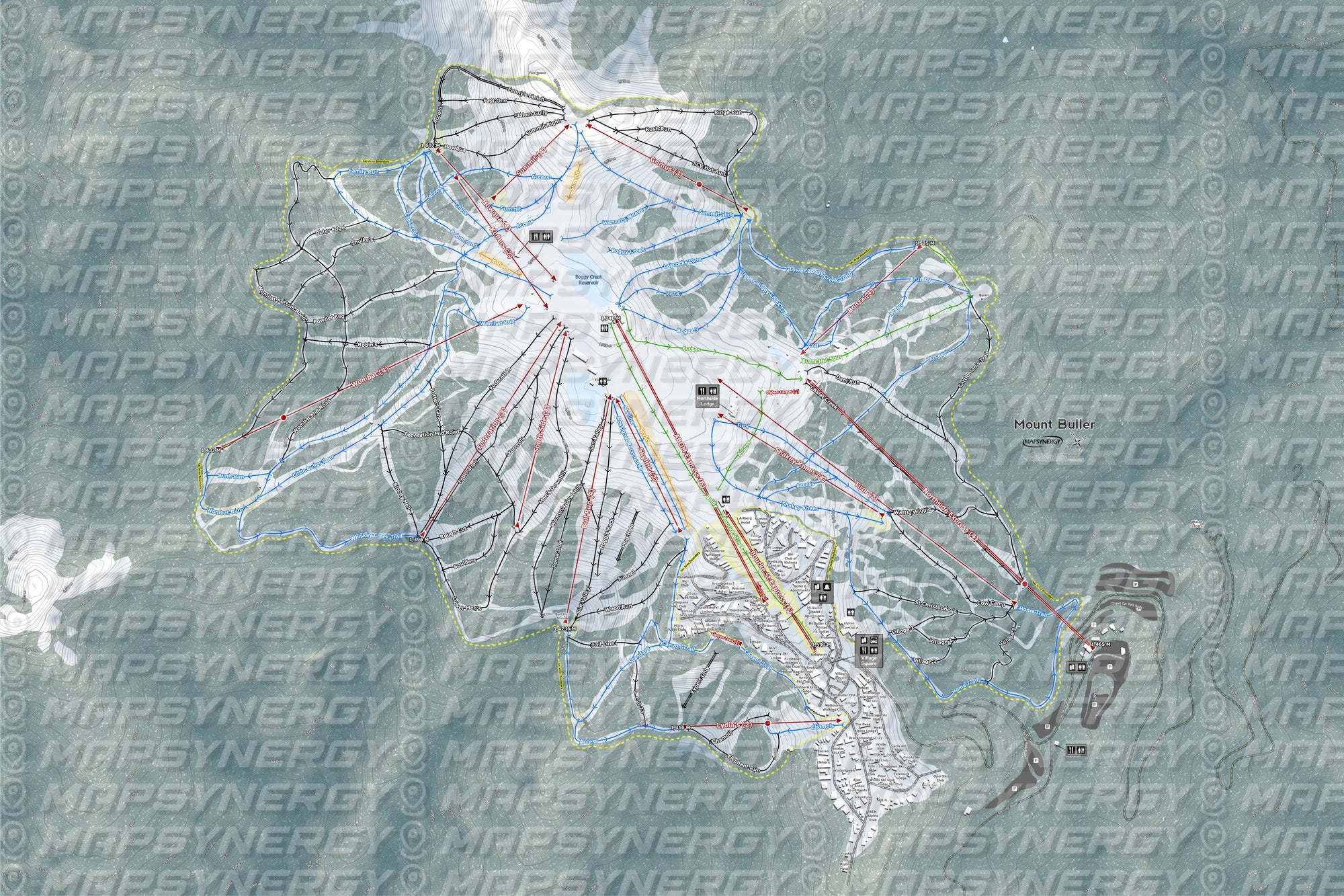 Mount Buller trail map