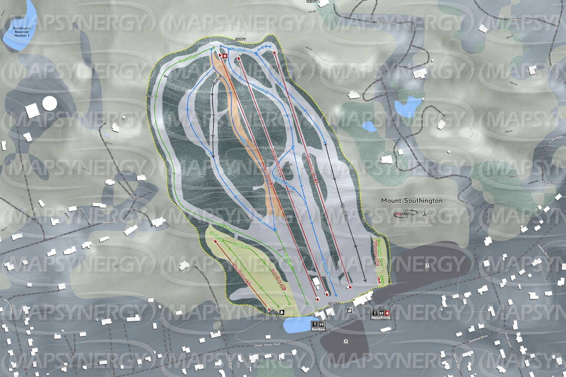 Mount Southington trail map