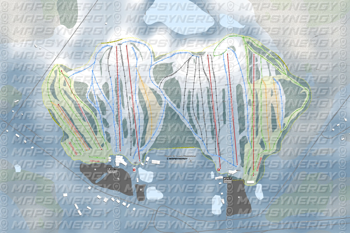 Mount St. Louis Moonstone trail map