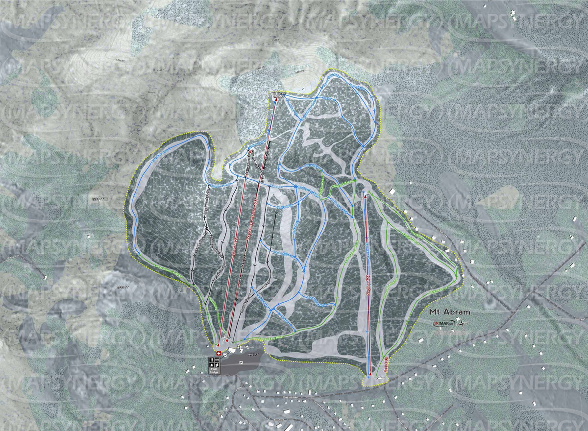 Mt Abram trail map