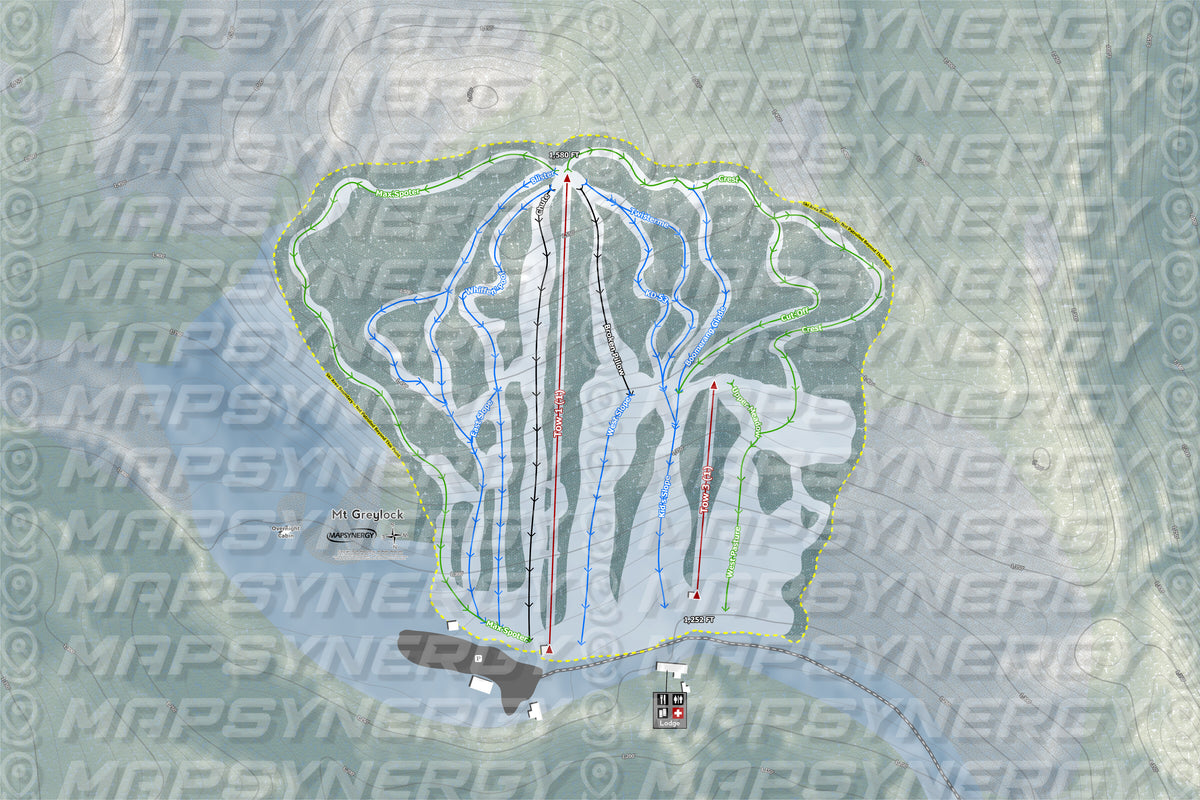 Mt Greylock trail map