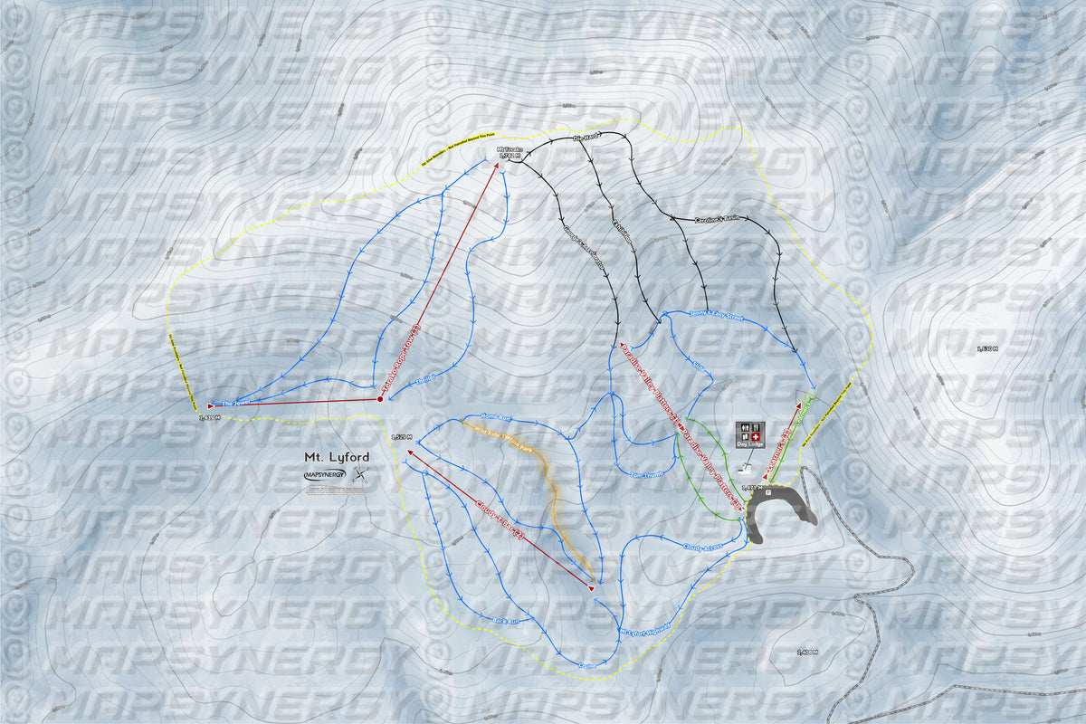 Mt Lyford trail map