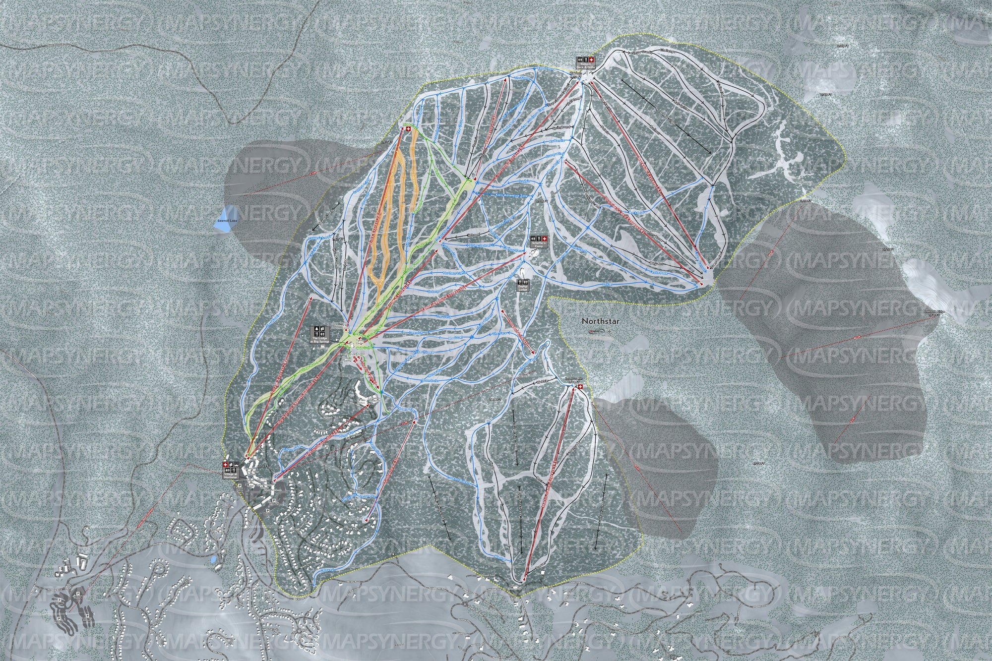 Northstar trail map