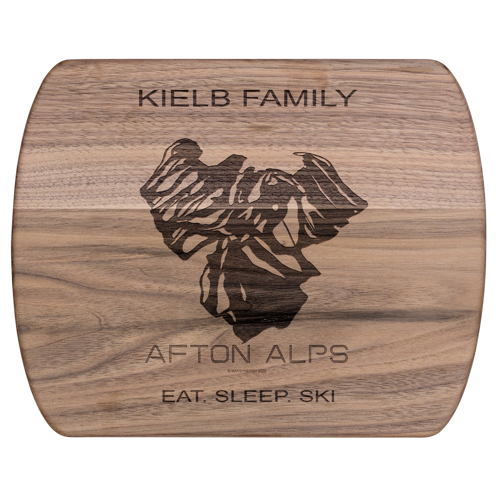 PERSONALIZED Afton Alps, Minnesota Ski Trail Map Cutting Board