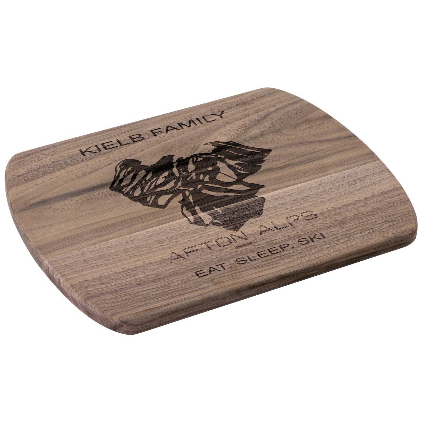PERSONALIZED Afton Alps, Minnesota Ski Trail Map Cutting Board