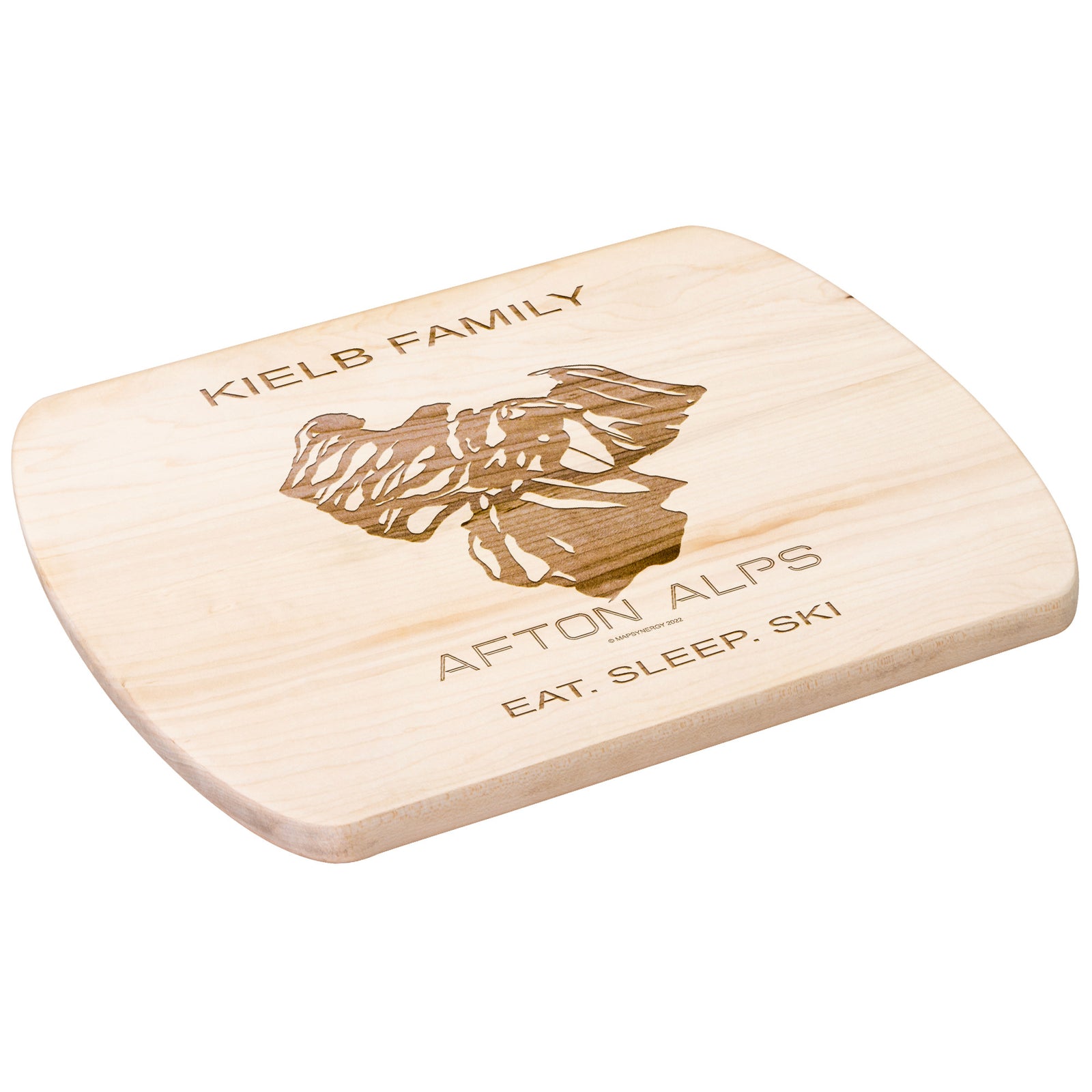 PERSONALIZED Afton Alps, Minnesota Ski Trail Map Cutting Board