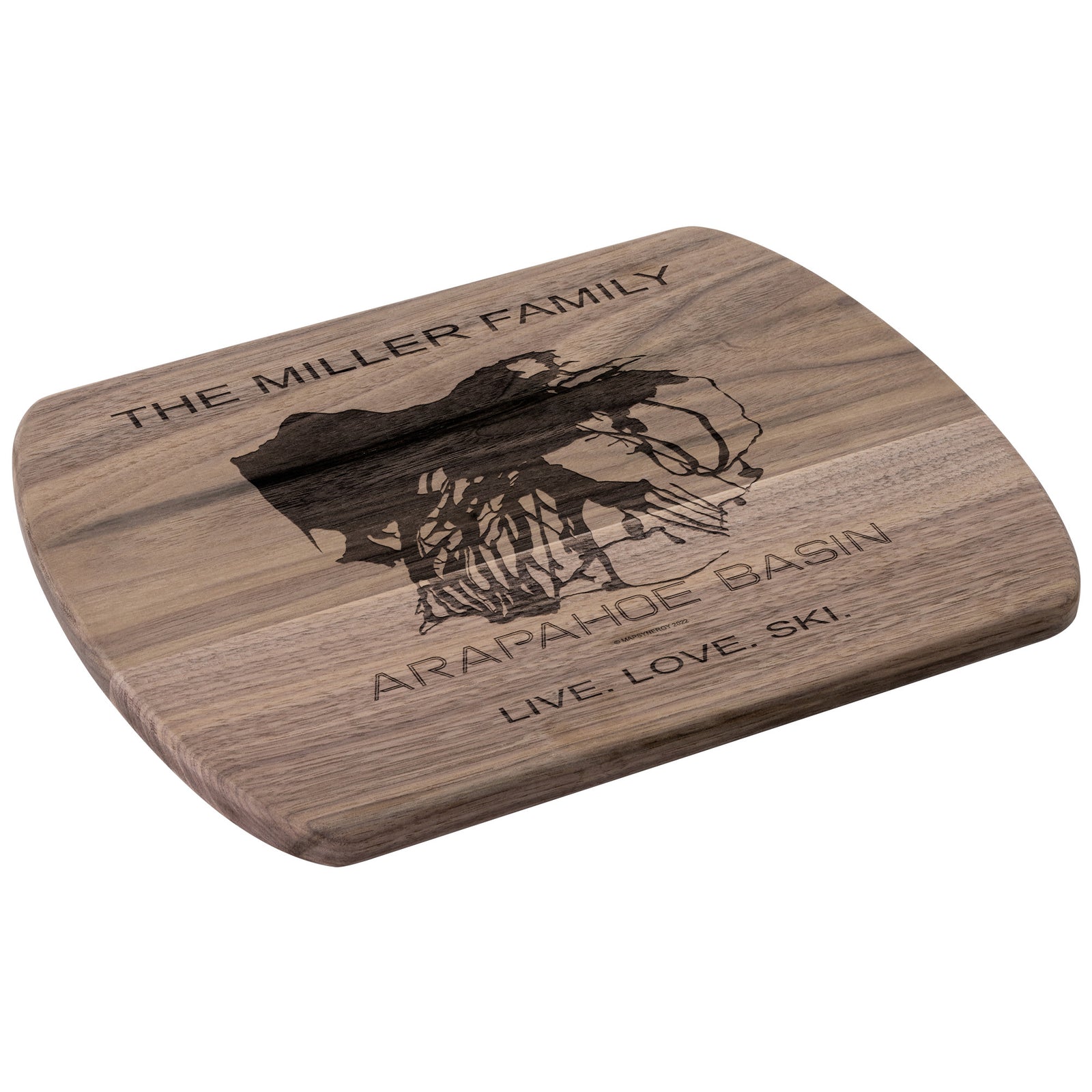PERSONALIZED Arapahoe Basin ,Colorado SKI TRAIL MAP CUTTING BOARD