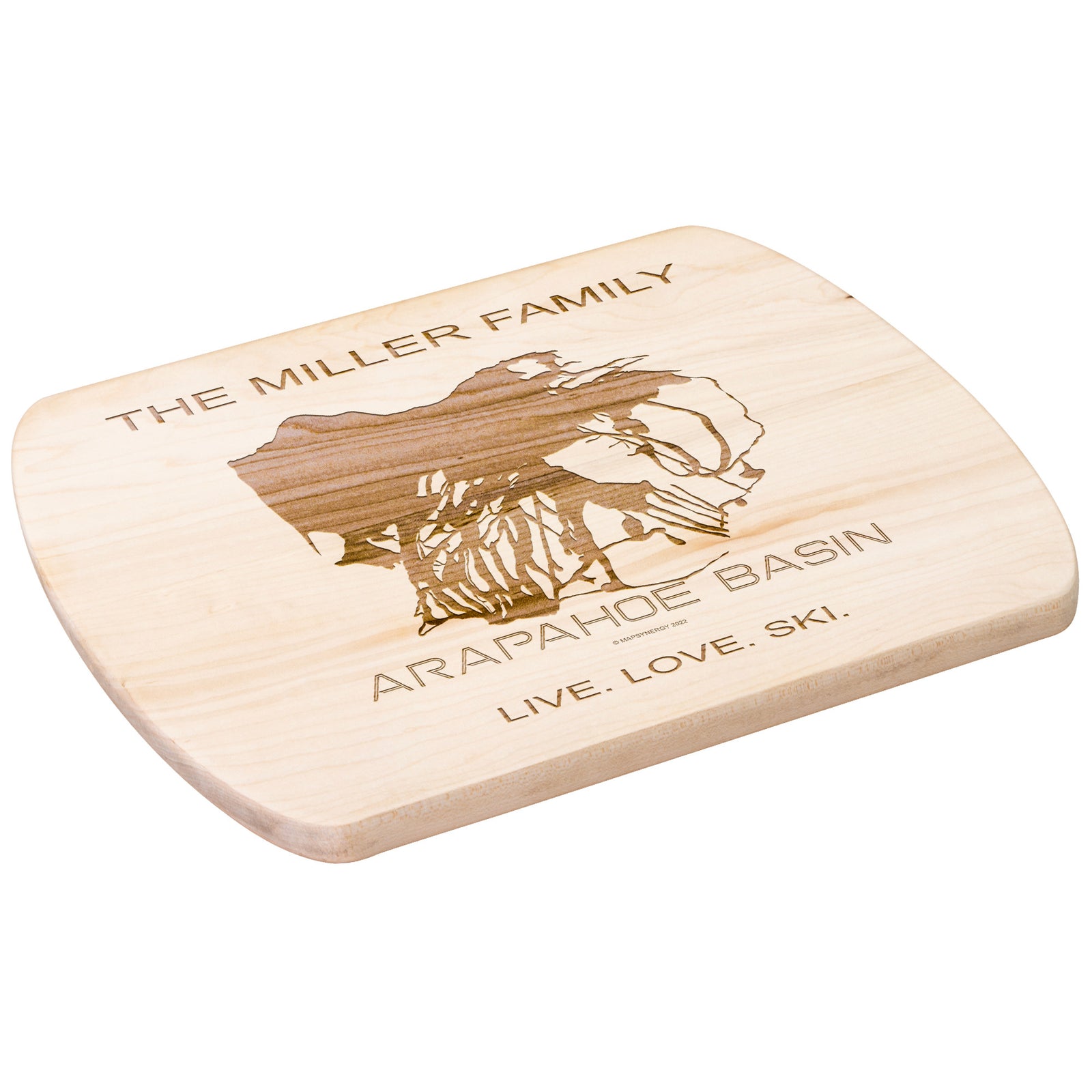 PERSONALIZED Arapahoe Basin ,Colorado SKI TRAIL MAP CUTTING BOARD