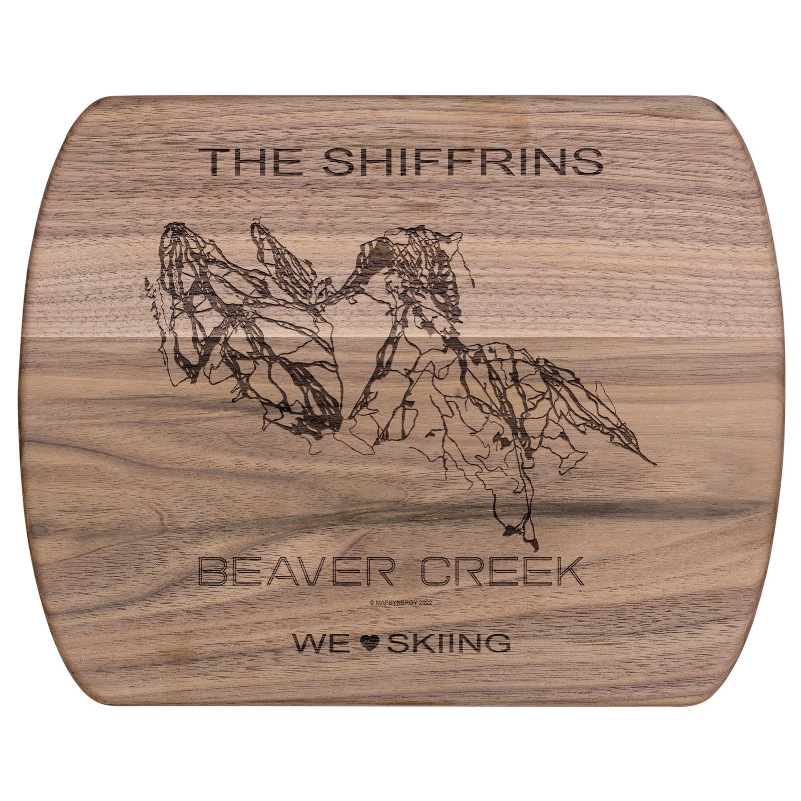 PERSONALIZED Beaver Creek ,Colorado SKI TRAIL MAP CUTTING BOARD