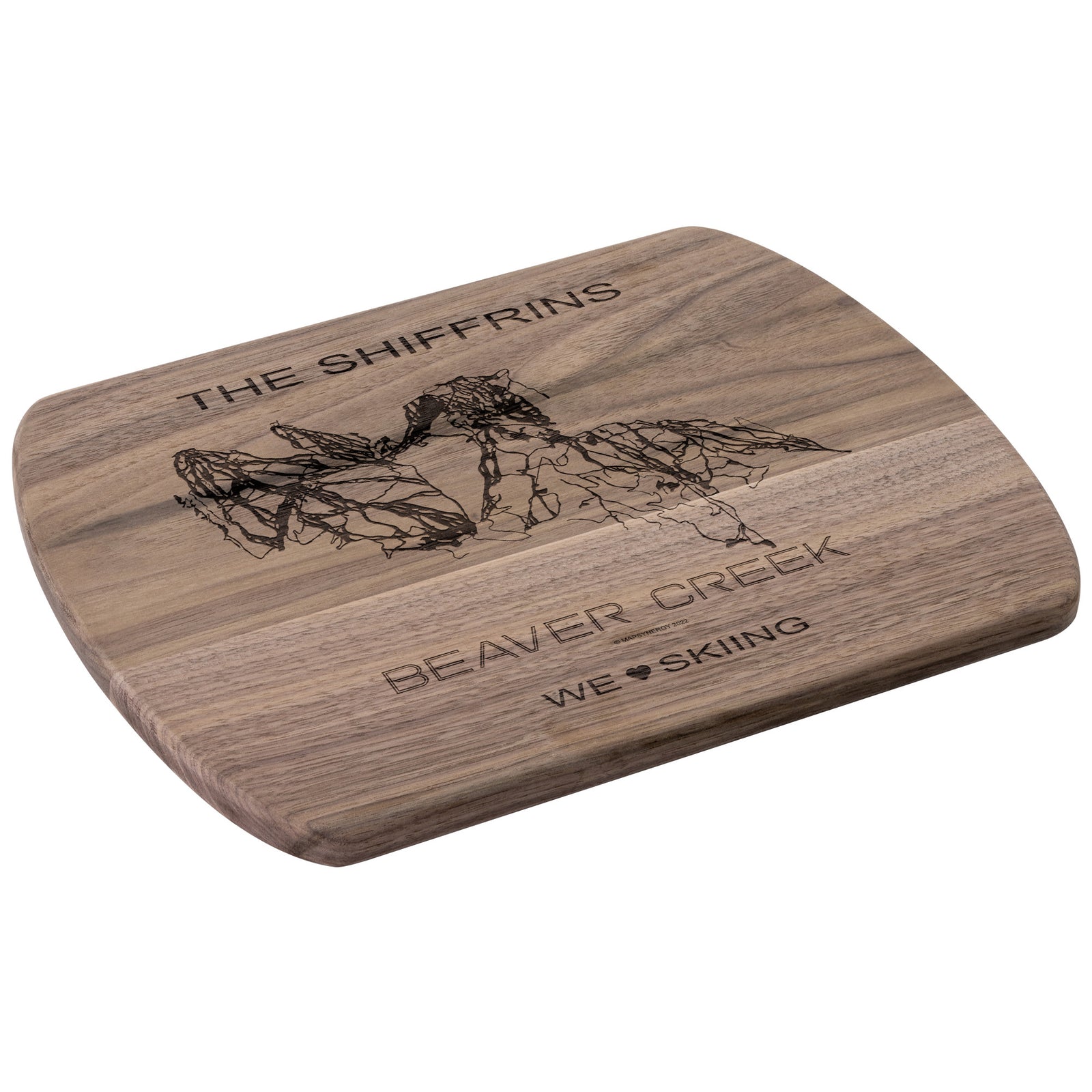 PERSONALIZED Beaver Creek ,Colorado SKI TRAIL MAP CUTTING BOARD