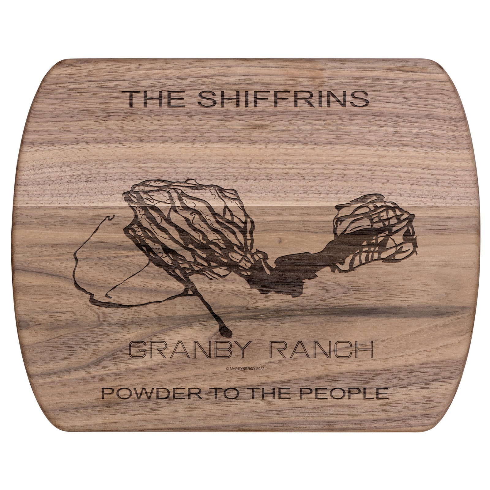 PERSONALIZED Granby Ranch ,Colorado SKI TRAIL MAP CUTTING BOARD