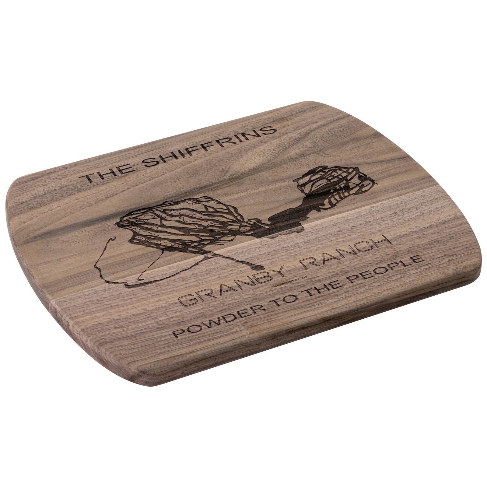 PERSONALIZED Granby Ranch ,Colorado SKI TRAIL MAP CUTTING BOARD