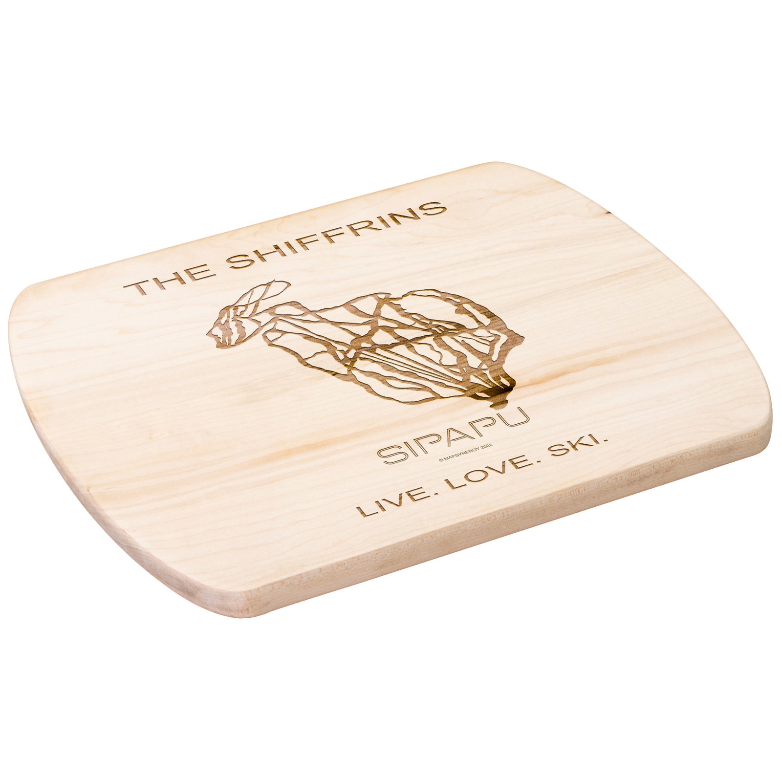 PERSONALIZED Sipapu , New Mexico SKI TRAIL MAP CUTTING BOARD