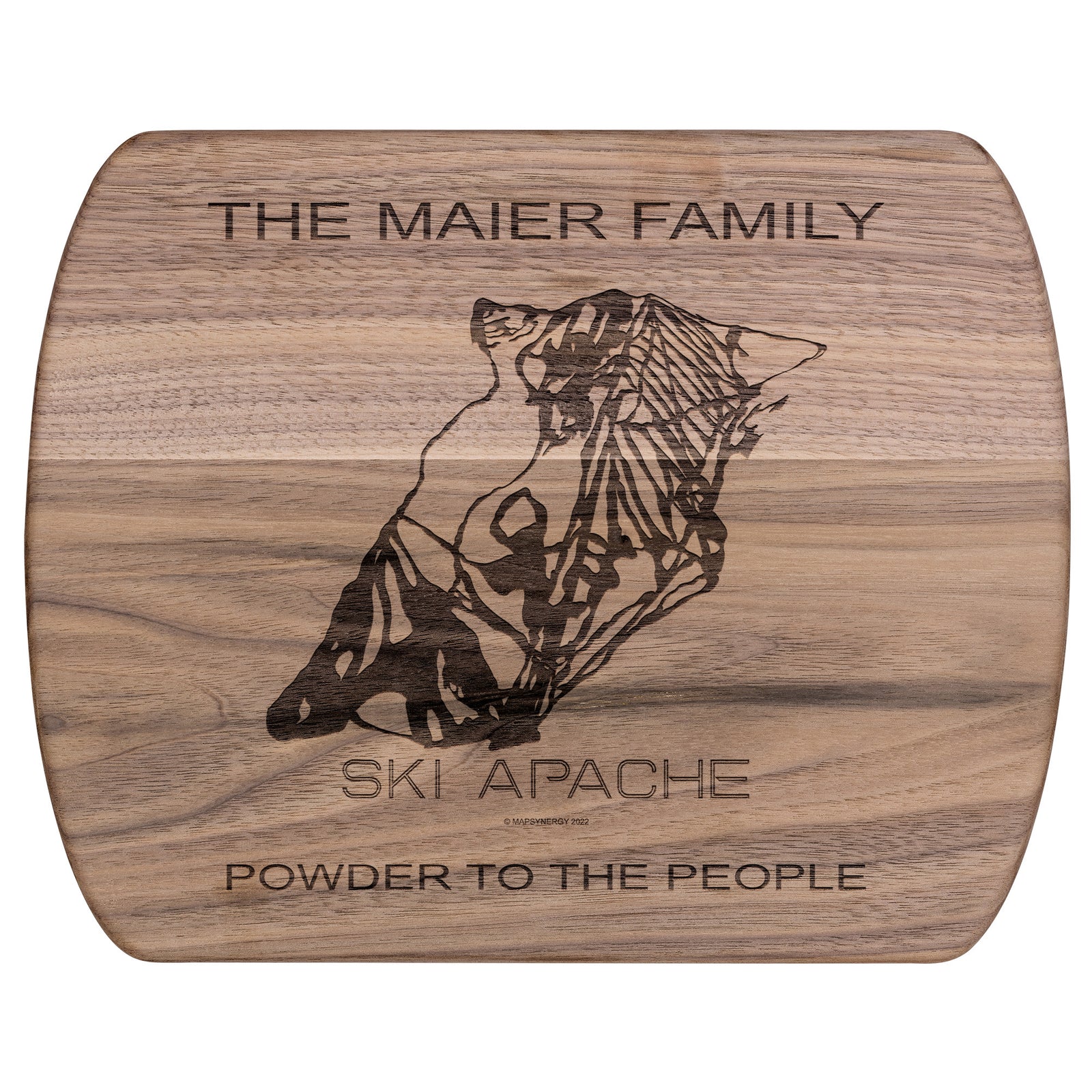 PERSONALIZED Ski Apache , New Mexico SKI TRAIL MAP CUTTING BOARD