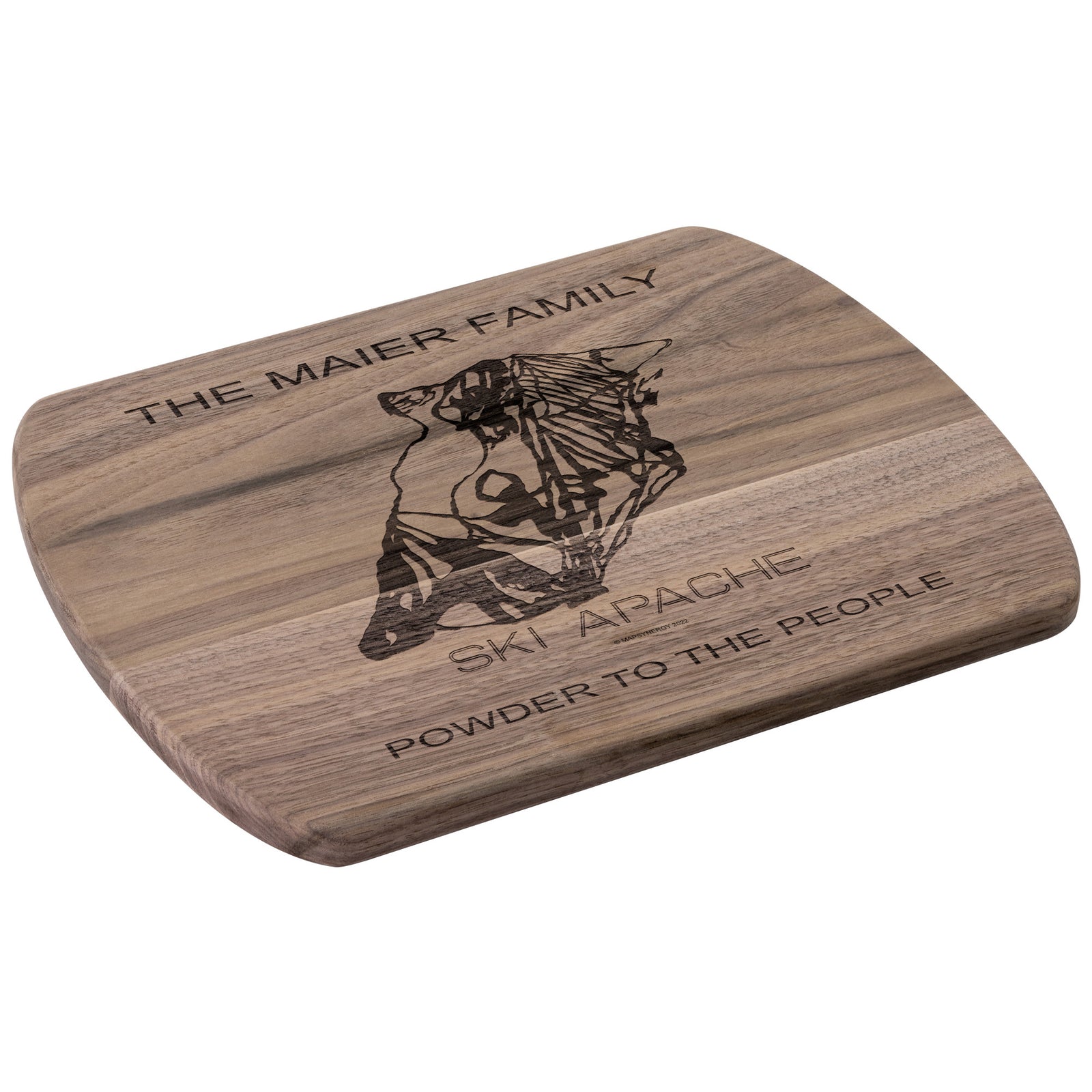 PERSONALIZED Ski Apache , New Mexico SKI TRAIL MAP CUTTING BOARD