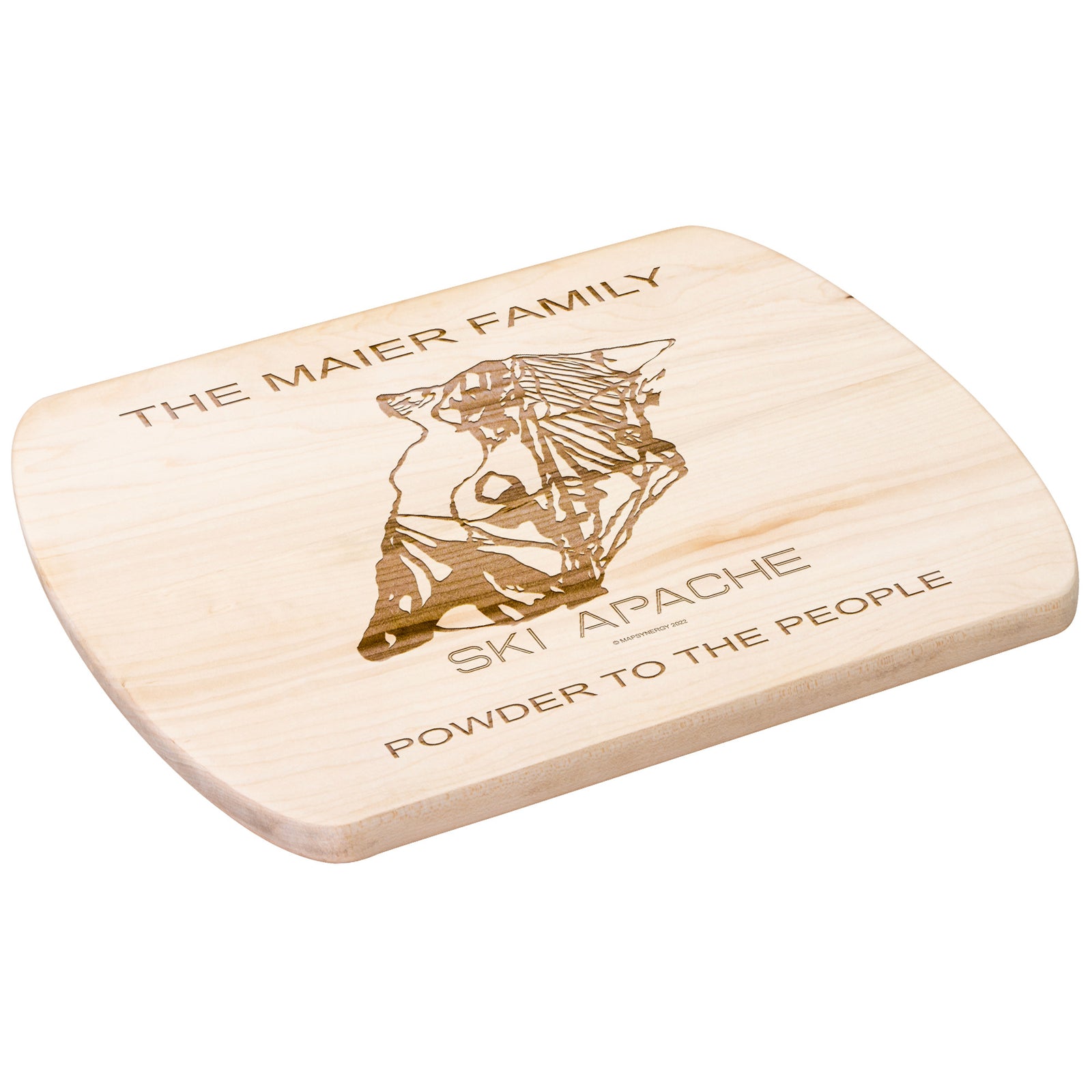 PERSONALIZED Ski Apache , New Mexico SKI TRAIL MAP CUTTING BOARD